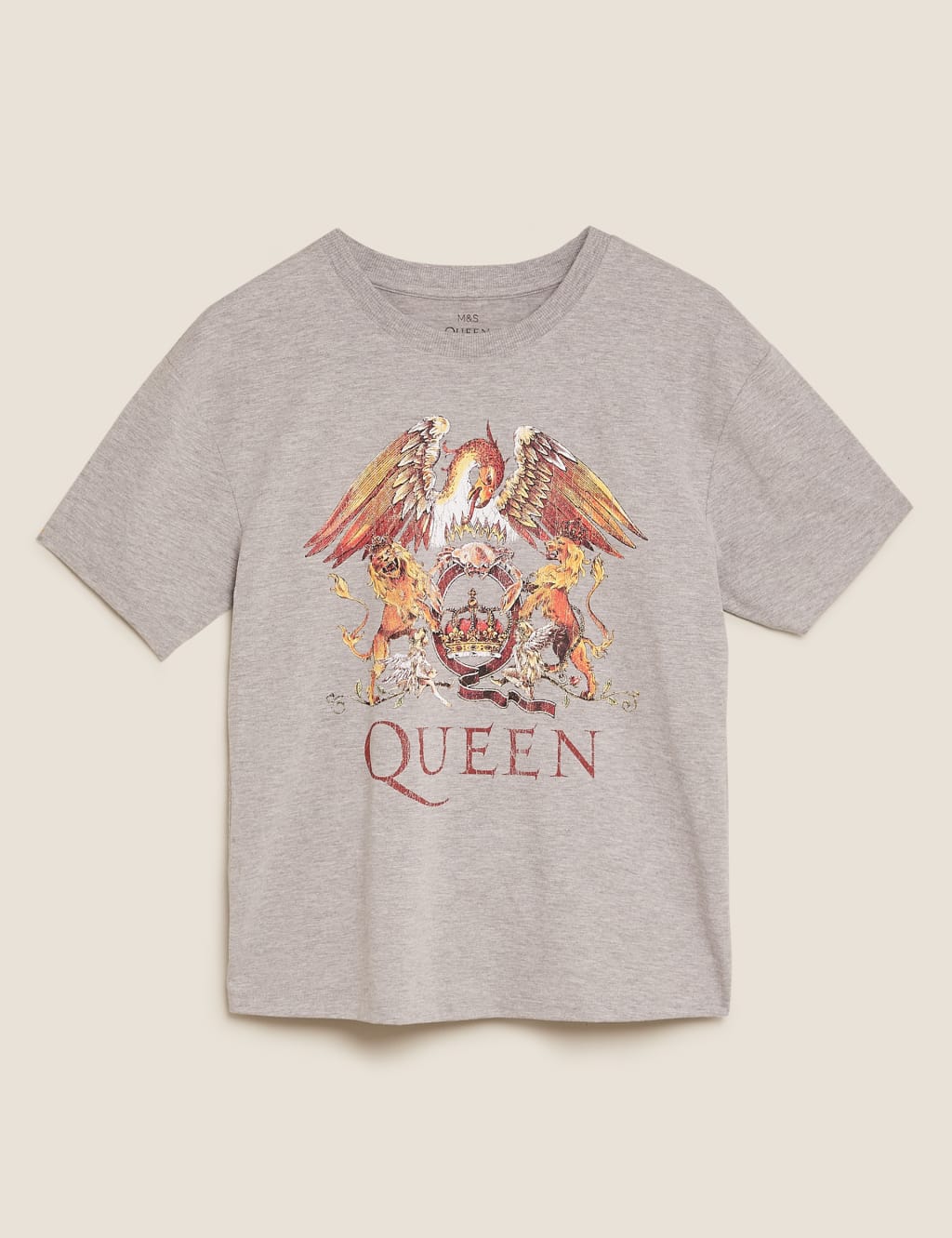 Queen Slogan Crew Neck T-Shirt 2 of 7