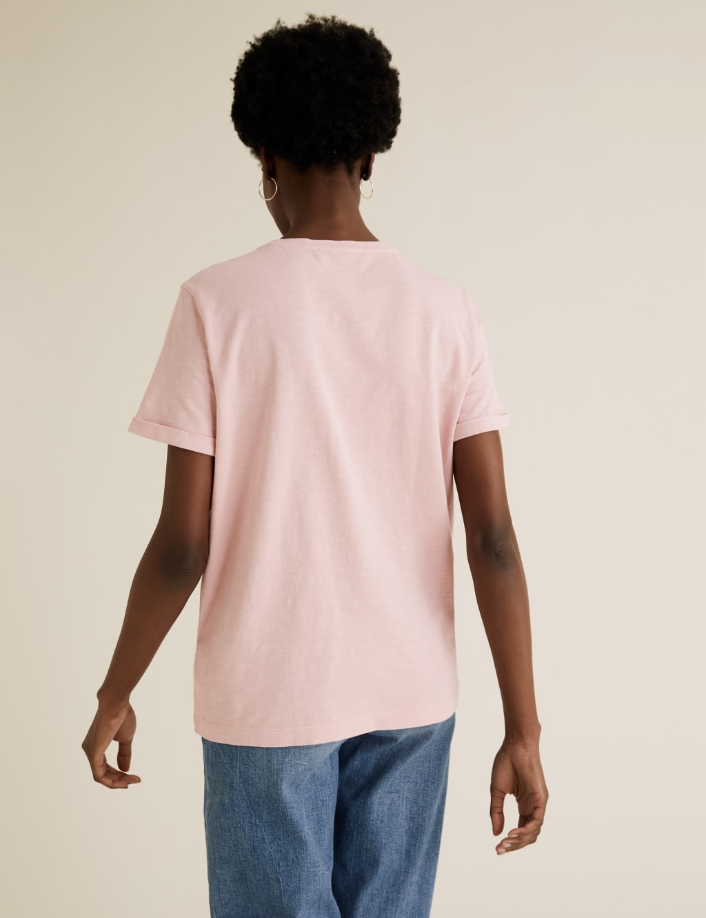 Pure Cotton Crew Neck T-Shirt 4 of 4