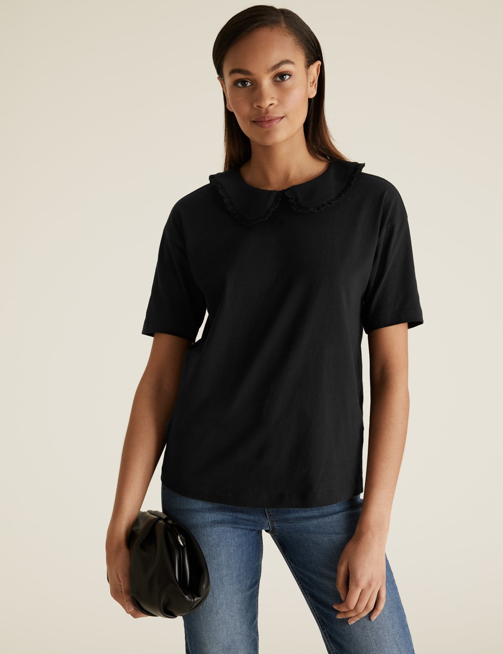 Pure Cotton Collared Short Sleeve T-Shirt 3 of 5