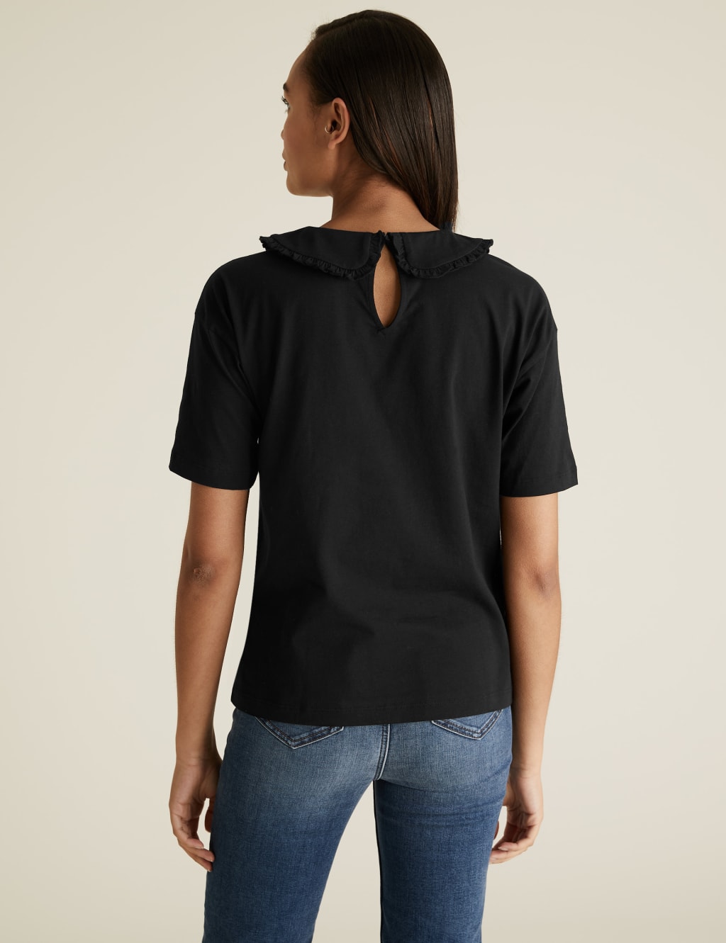 Pure Cotton Collared Short Sleeve T-Shirt 4 of 5