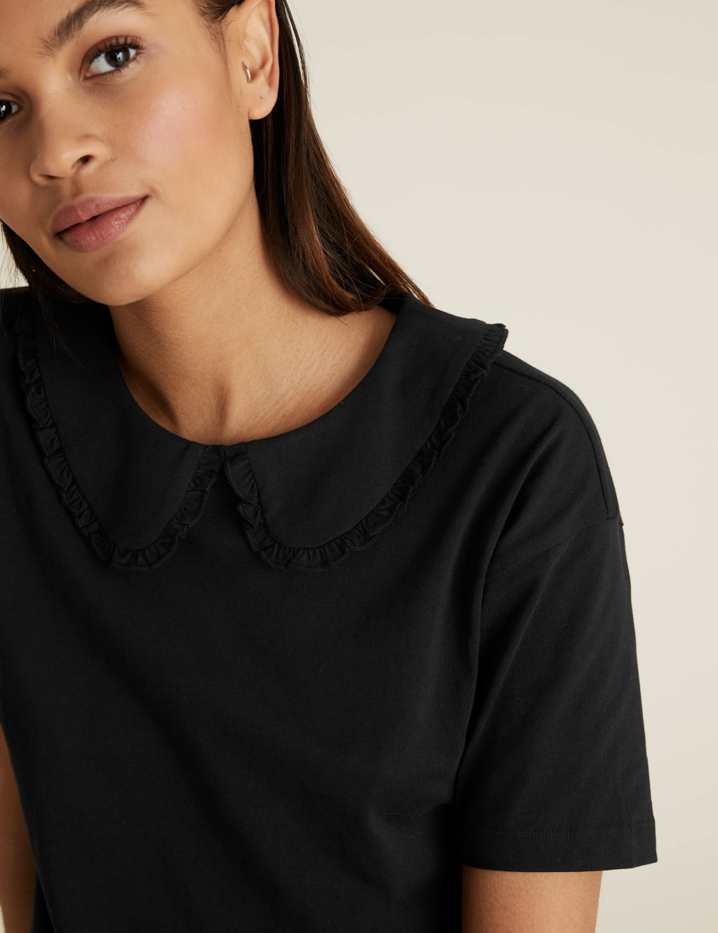 Pure Cotton Collared Short Sleeve T-Shirt 5 of 5