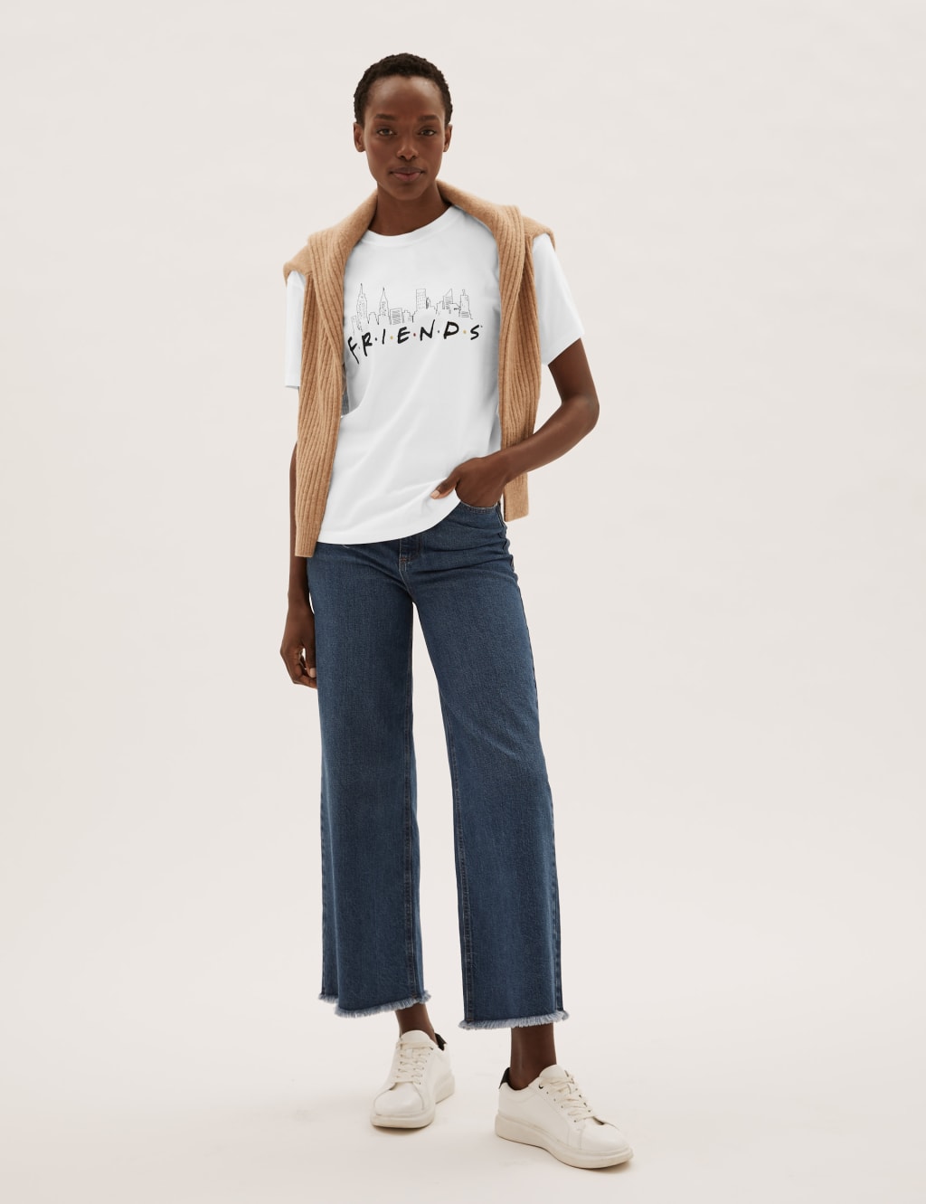 Pure Cotton Friends™ Slogan T-Shirt 1 of 6