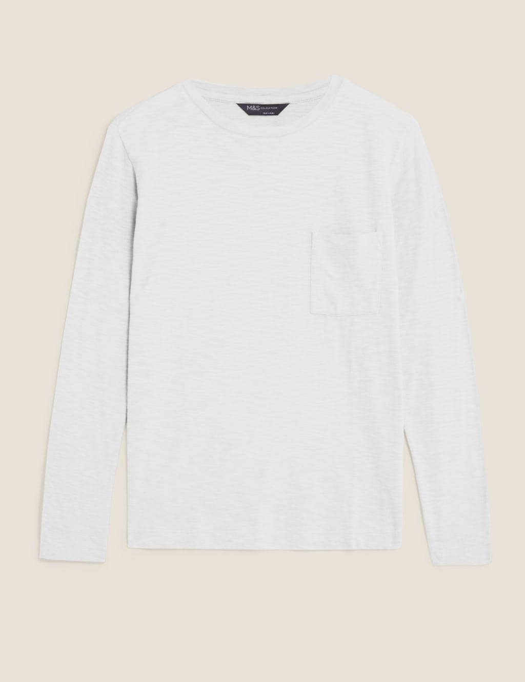 Pure Cotton Crew Neck Long Sleeve Top 2 of 5