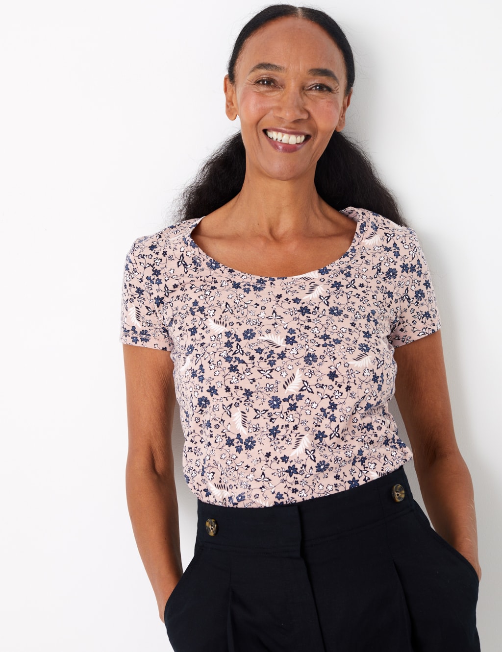 Pure Cotton Printed Regular Fit T-Shirt 1 of 4