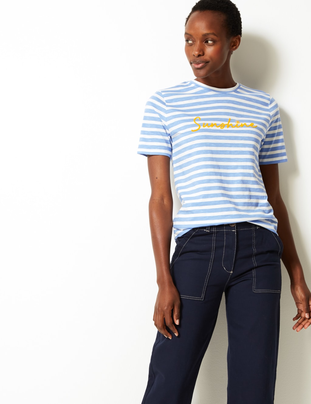 Pure Cotton Sunshine Straight Fit T-Shirt 3 of 4