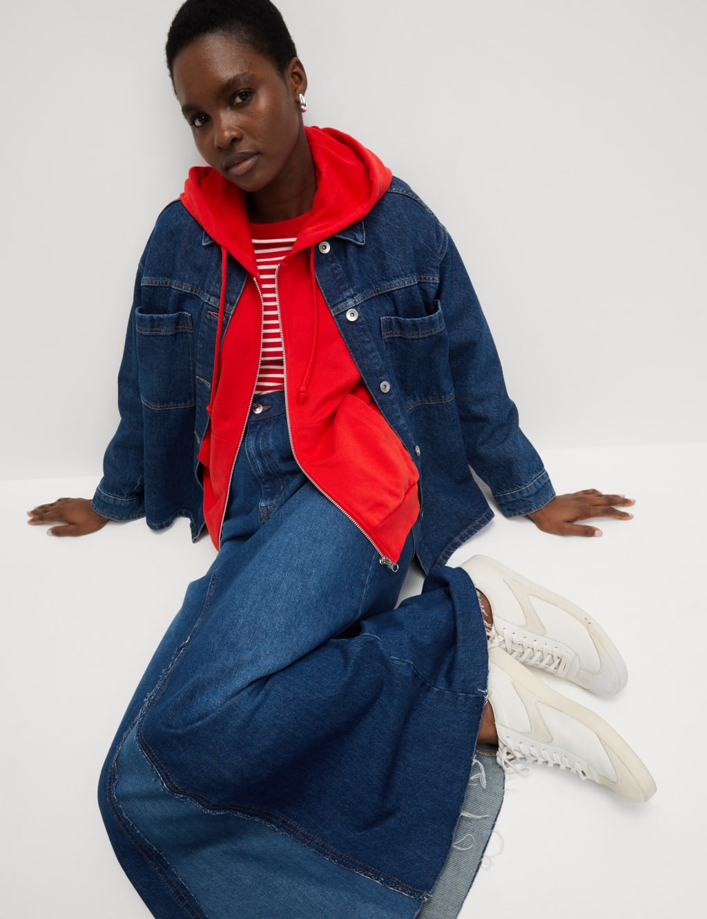 Cotton Rich Zip Up Hoodie 5 of 6