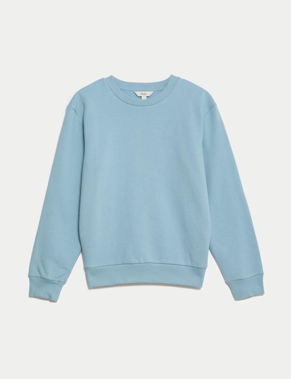 Pure Cotton Crew Neck Sweatshirt