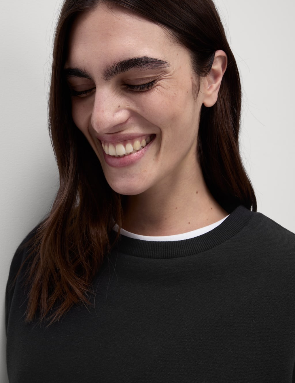 Cotton Rich Crew Neck Sweatshirt