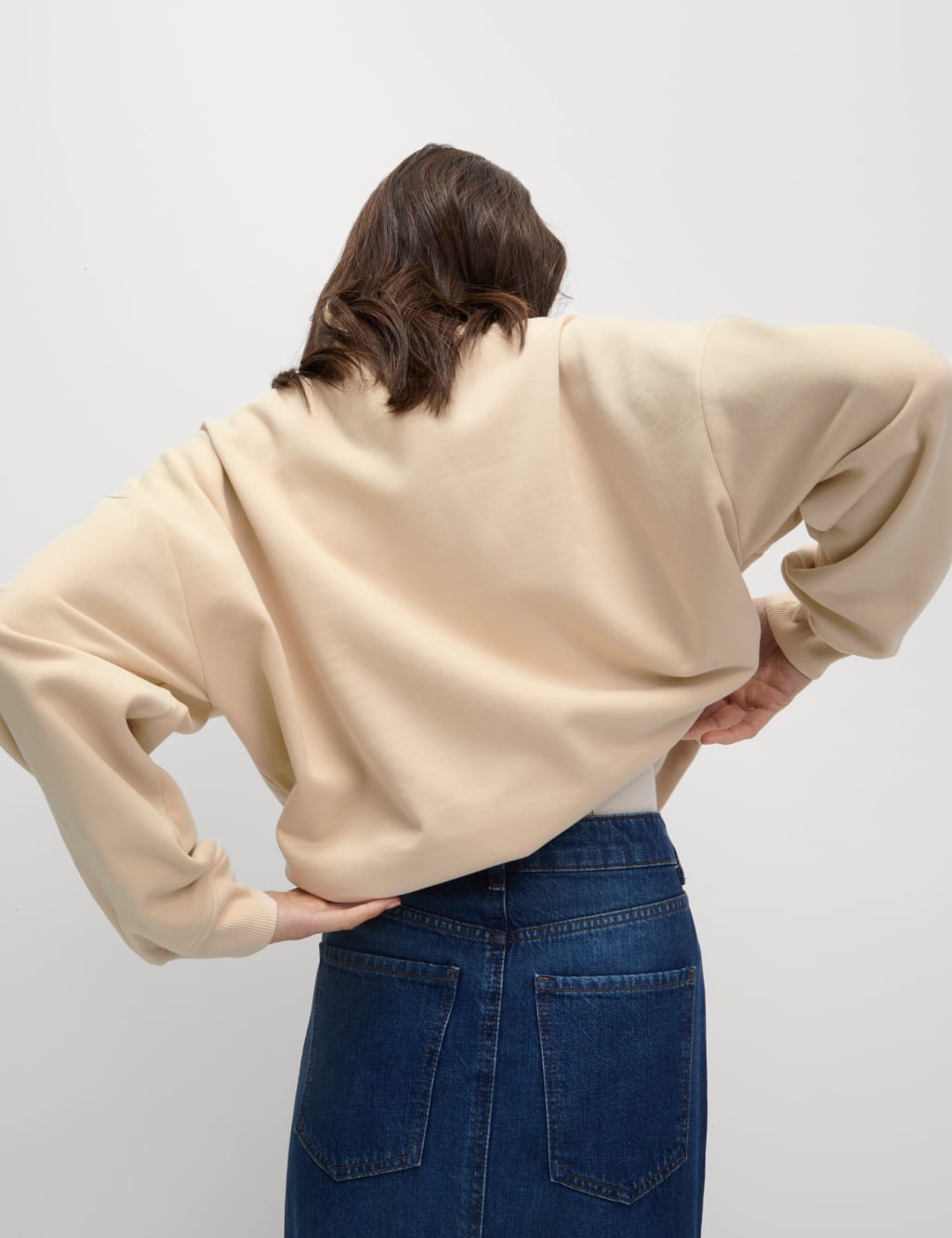 Cotton Rich Half Zip Sweatshirt 4 of 6