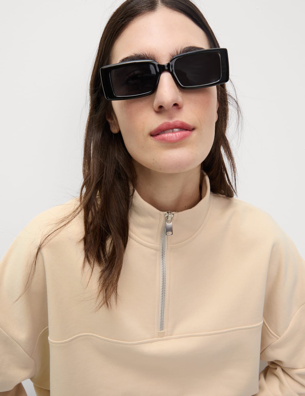 Cotton Rich Half Zip Sweatshirt 5 of 6
