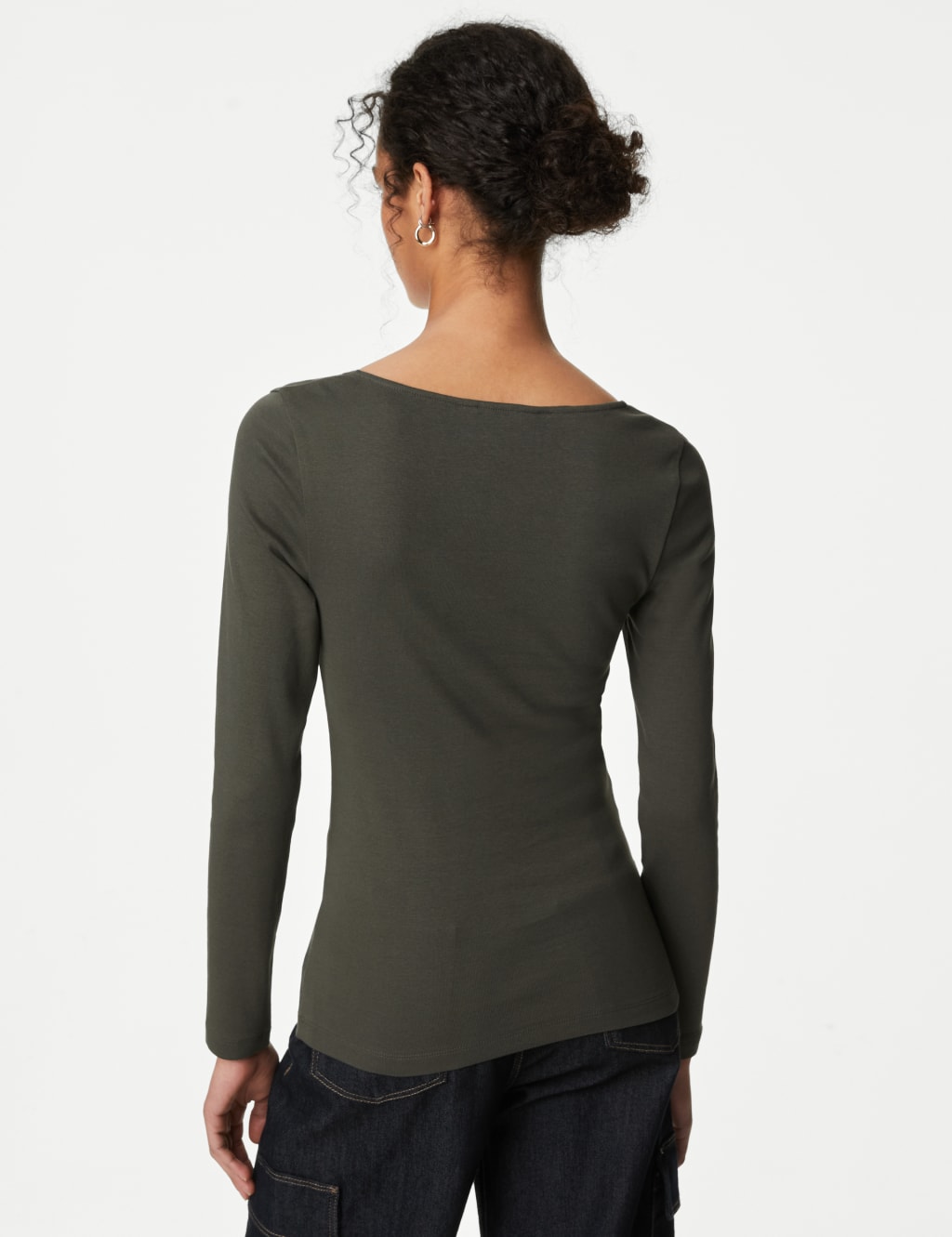 Pure Cotton Slim Fit Top 5 of 5