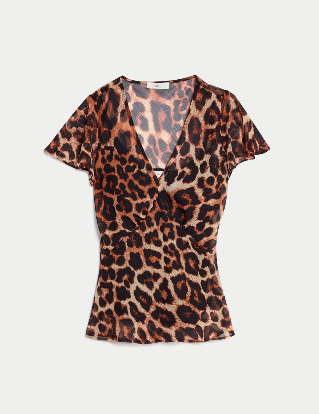 Animal Print V-Neck Top 2 of 5