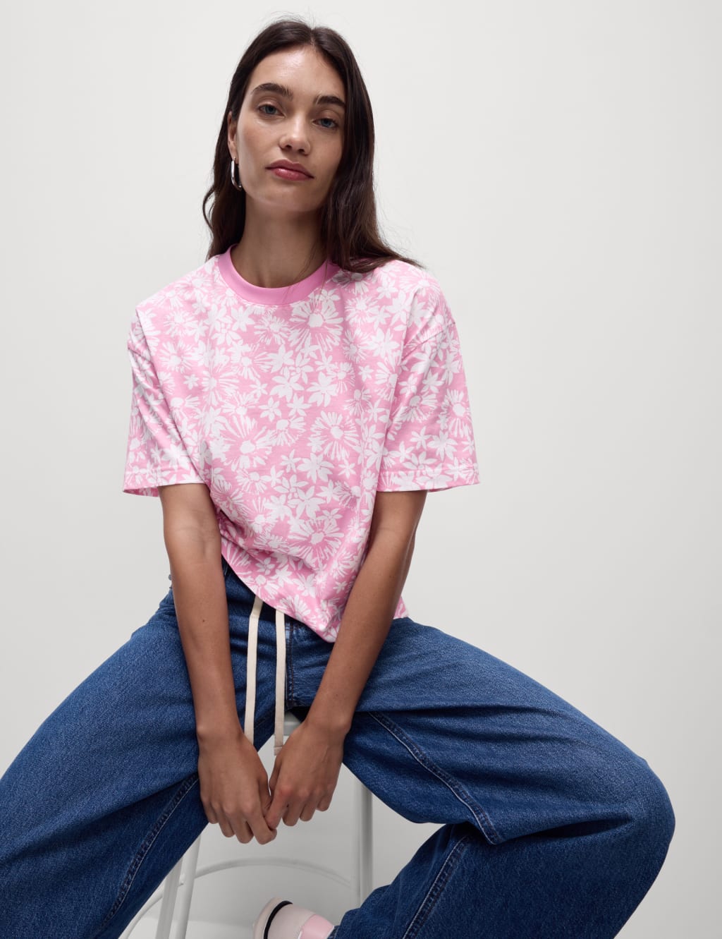 Pure Cotton Floral T-Shirt 5 of 5