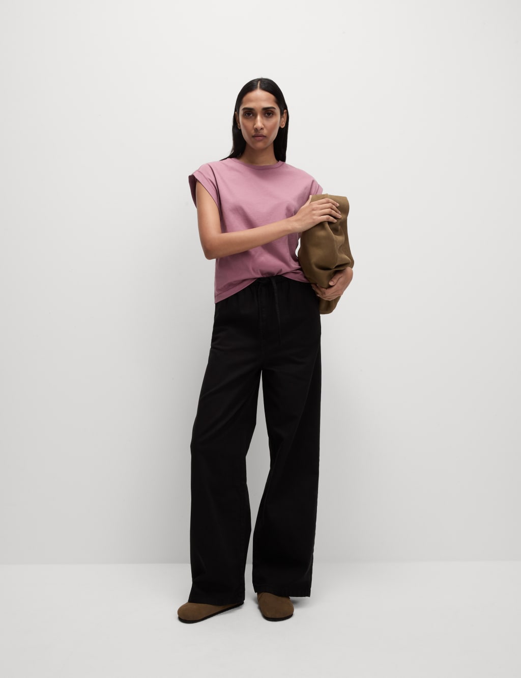 Pure Cotton Oversized Cap Sleeve T-Shirt 4 of 5