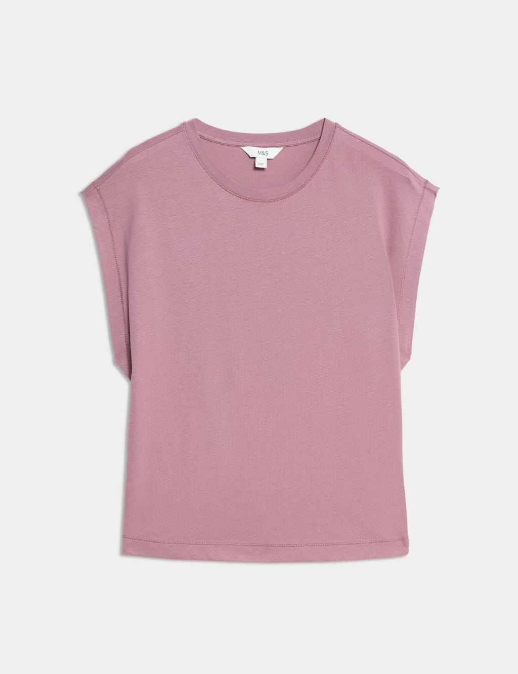 Pure Cotton Oversized Cap Sleeve T-Shirt 2 of 5