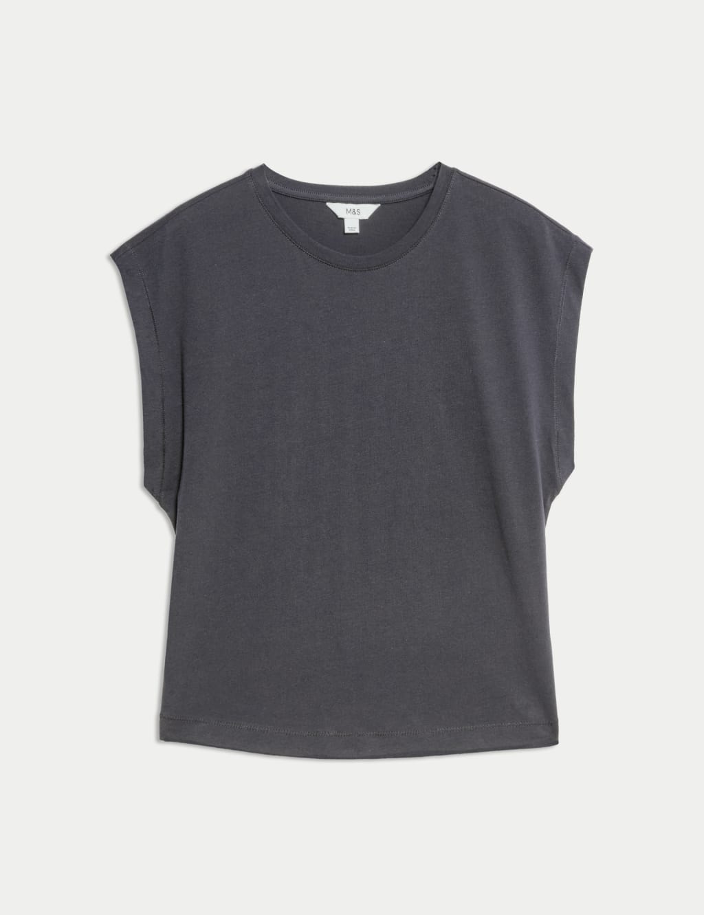 Pure Cotton Oversized Cap Sleeve T-Shirt 2 of 4