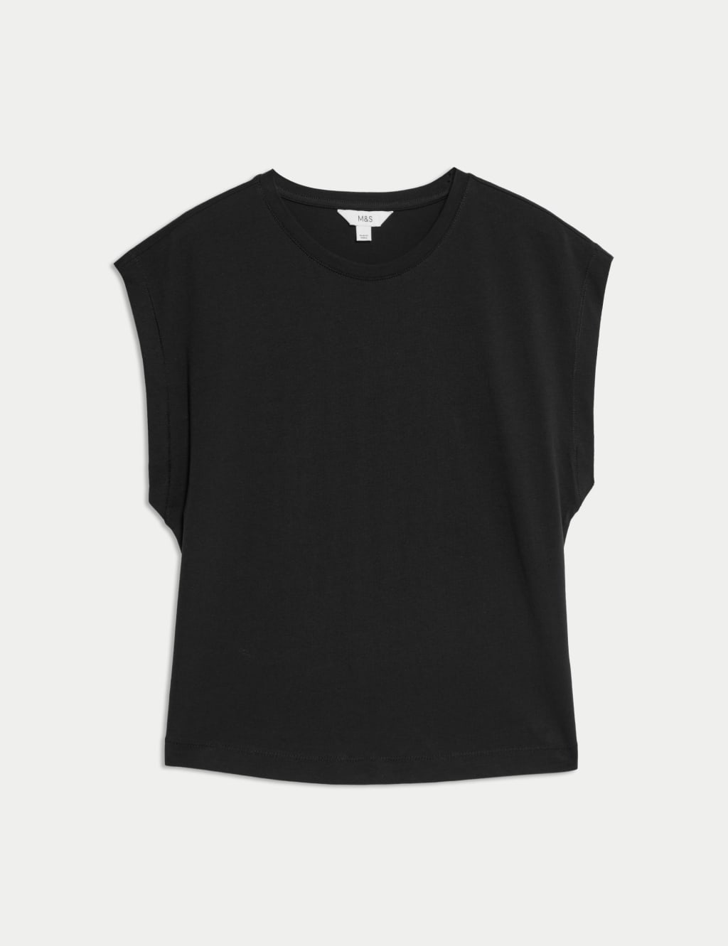Pure Cotton Oversized Cap Sleeve T-Shirt 2 of 6