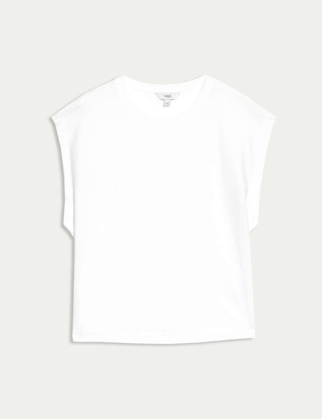 Pure Cotton Oversized Cap Sleeve T-Shirt 2 of 4