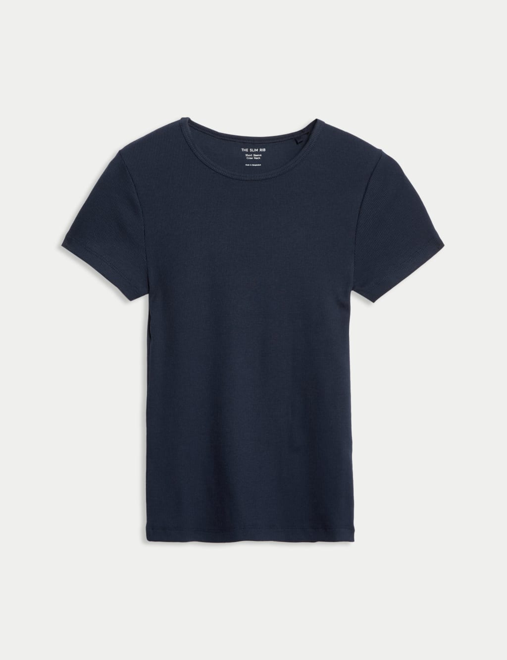 Cotton Rich Ribbed Slim Fit T-Shirt 2 of 5
