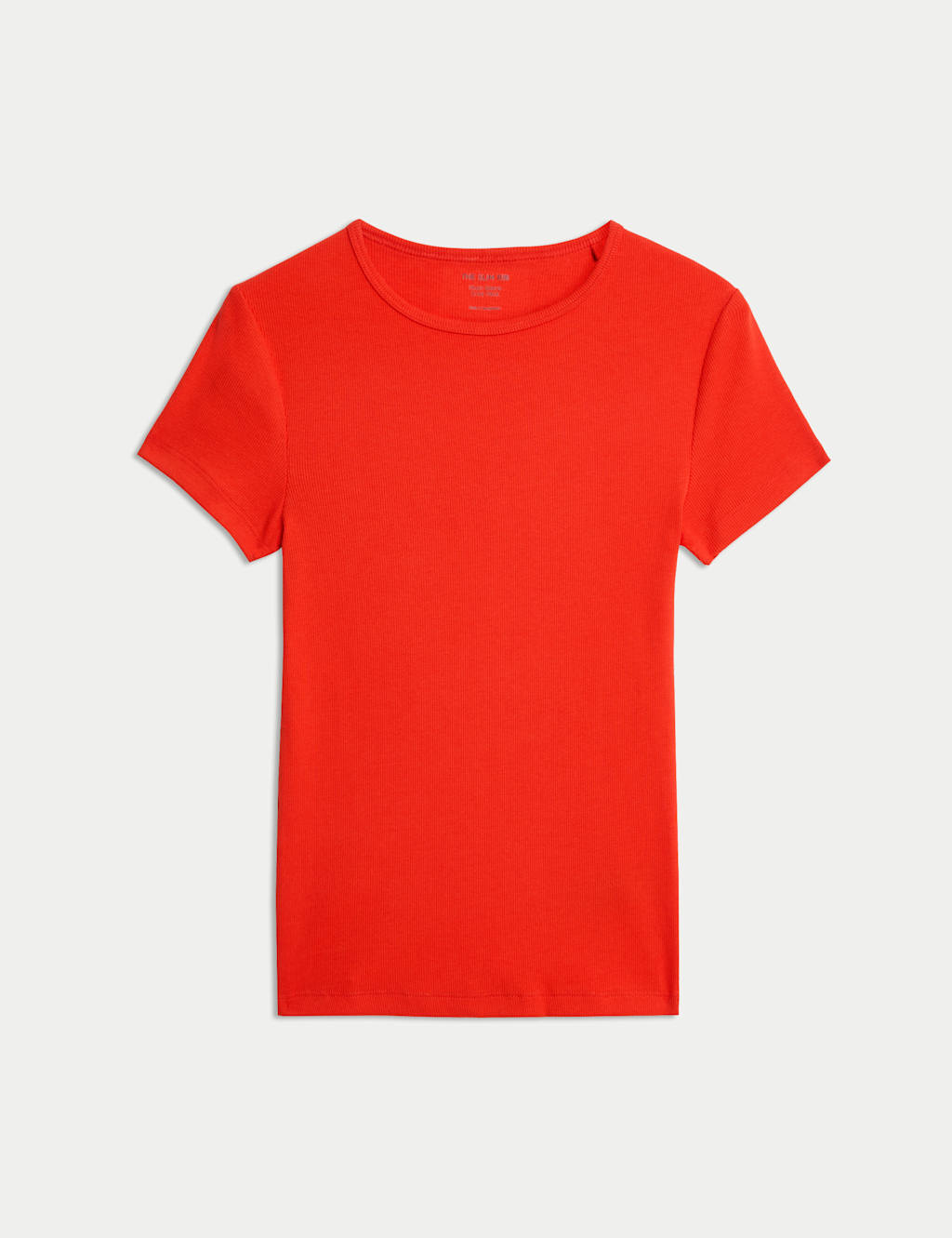 Cotton Rich Ribbed Slim Fit T-Shirt 2 of 5