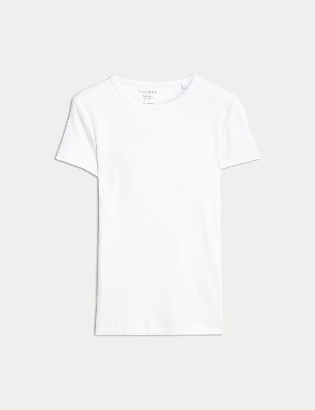 Cotton Rich Ribbed Slim Fit T-Shirt 2 of 5