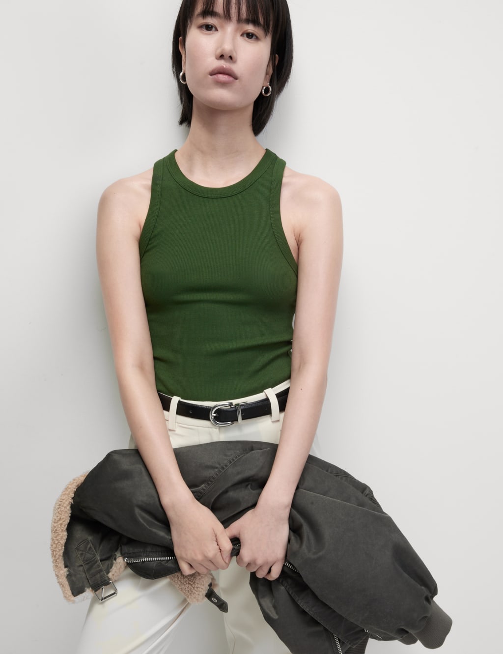 Cotton Rich Ribbed Racer Back Vest 6 of 6