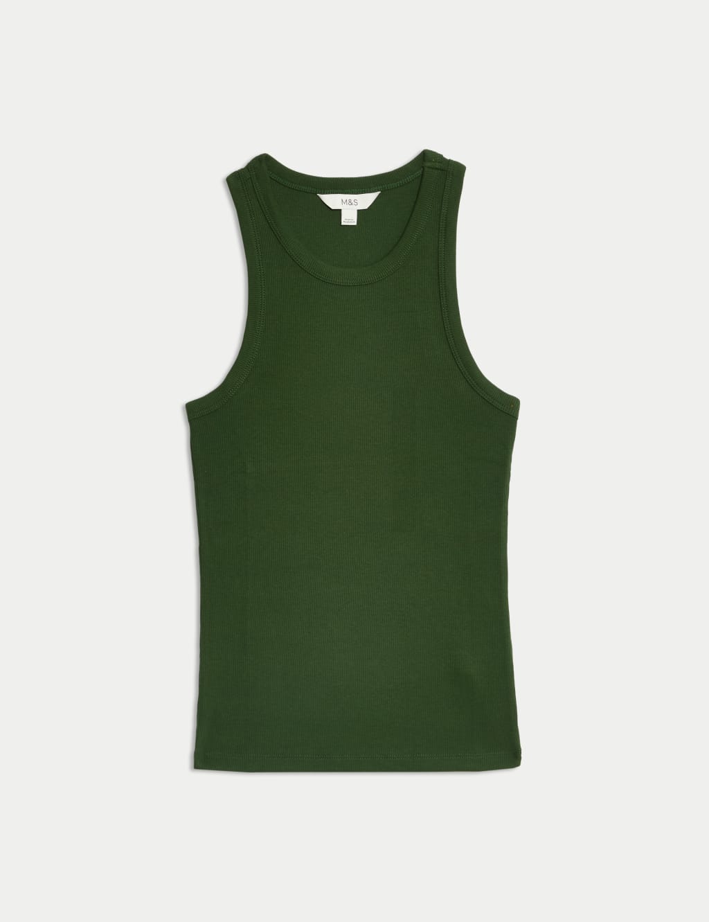 Cotton Rich Ribbed Racer Back Vest 2 of 6
