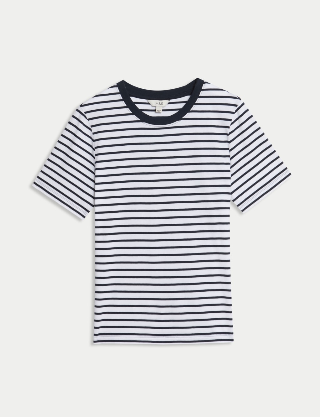 Pure Cotton Striped Everyday Fit T-Shirt 2 of 4