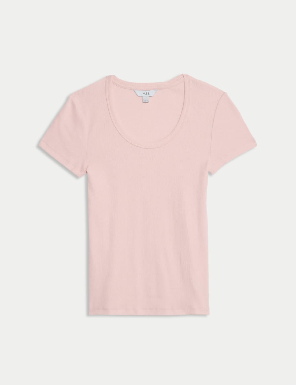 Cotton Rich Scoop Neck T-Shirt 2 of 5