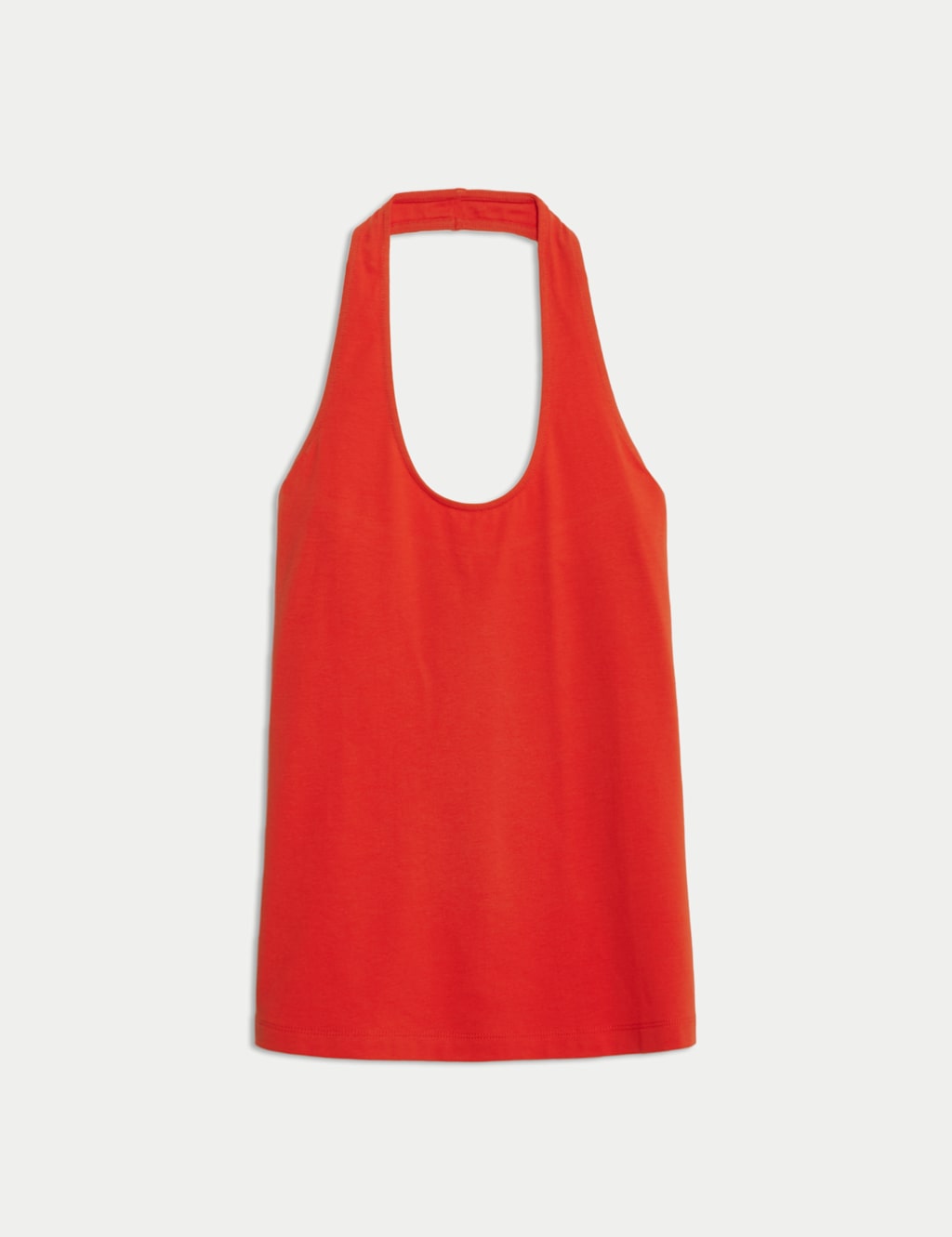Cotton Rich Halter Neck Vest Top 2 of 4