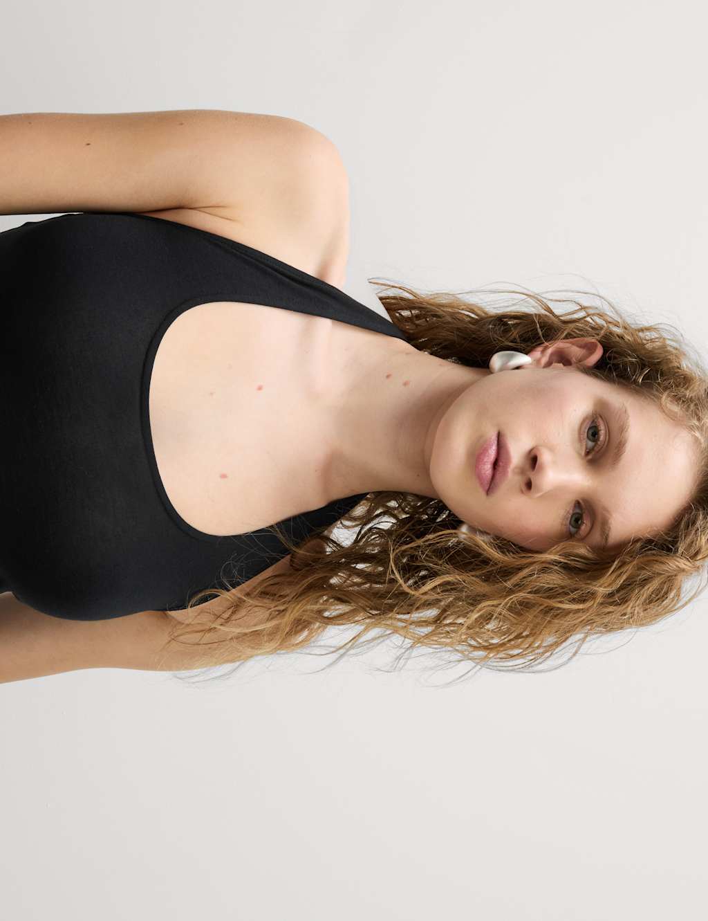Cotton Rich Halter Neck Vest Top 3 of 6