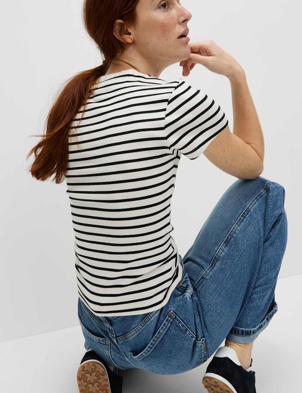 Cotton Rich Striped Premium T-Shirt 5 of 5