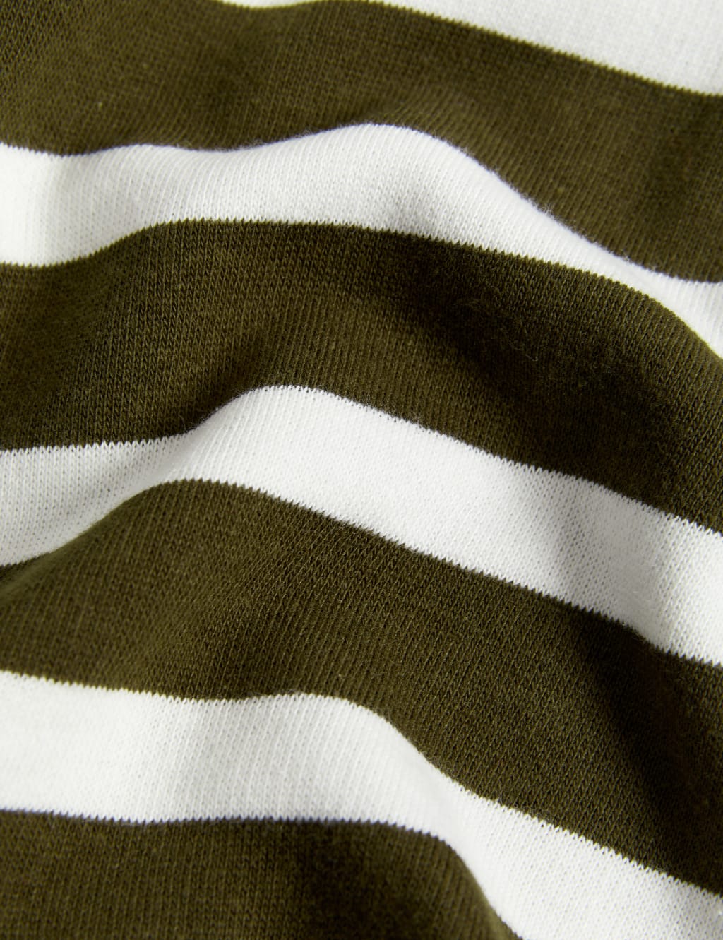 Cotton Rich Striped Half Zip Sweatshirt 6 of 6
