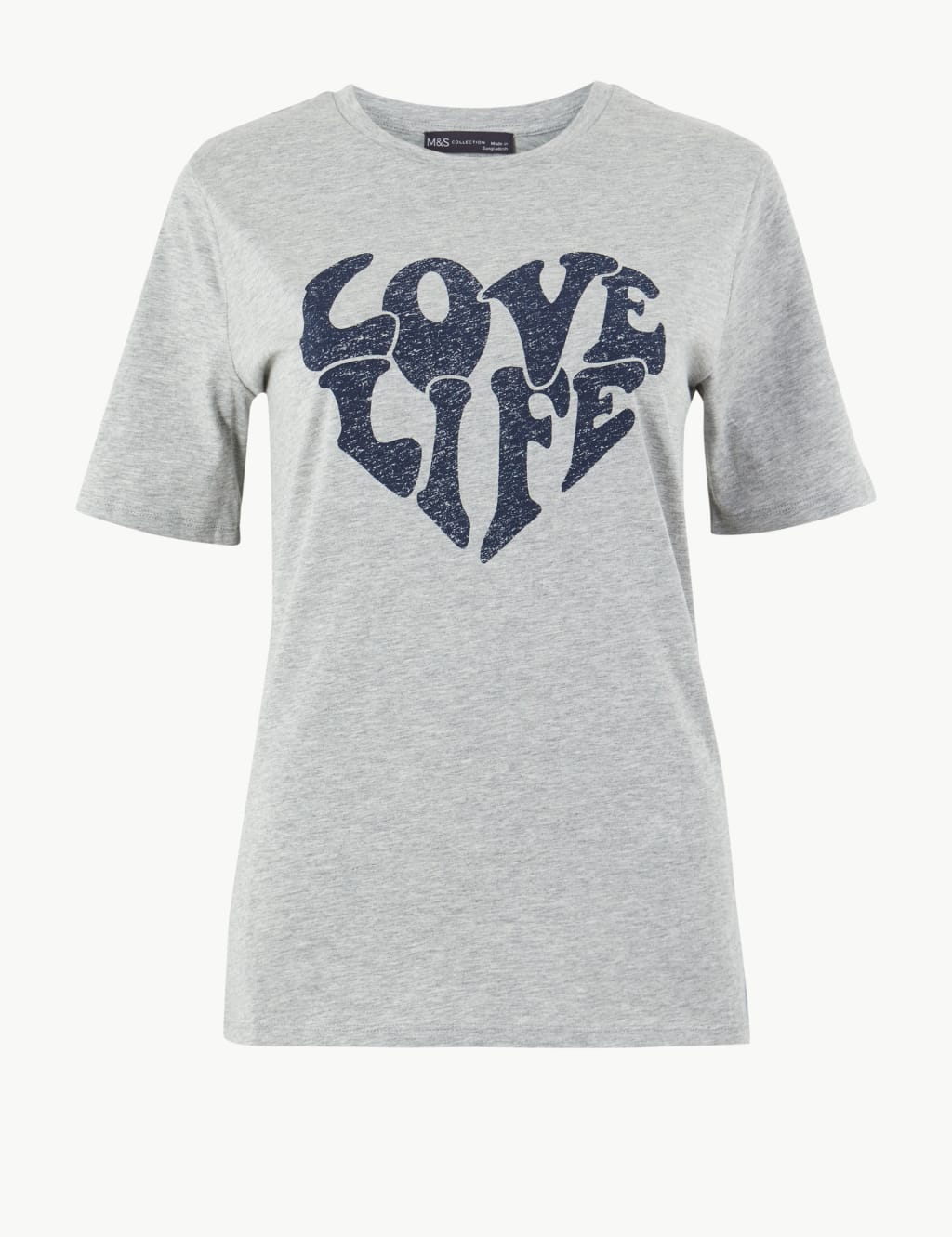 Pure Cotton Love Life Straight Fit T-Shirt 2 of 4