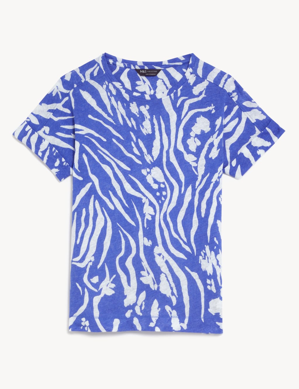 Linen Rich Printed T-Shirt 2 of 5