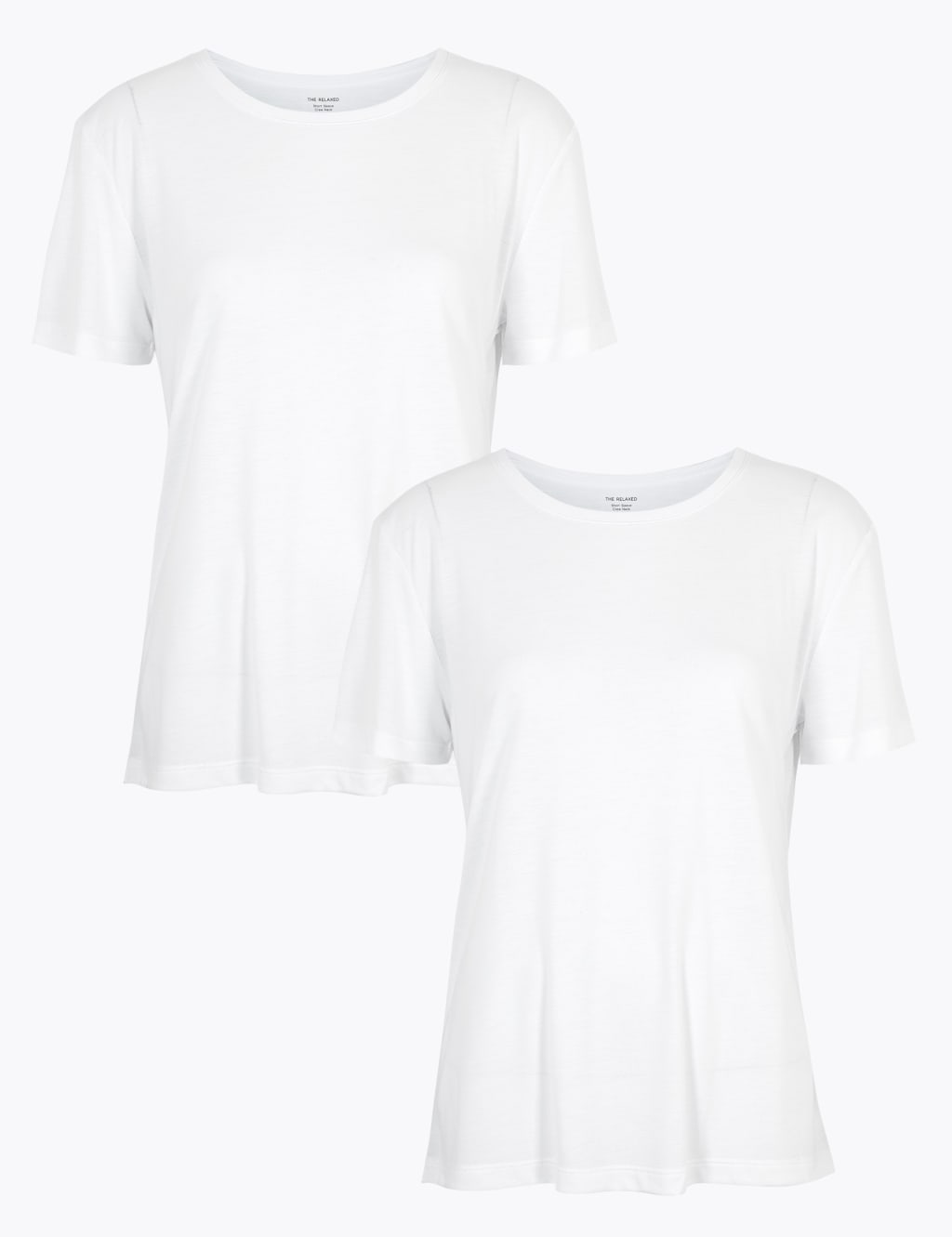 2 Pack Round Neck Relaxed T-Shirt 2 of 4