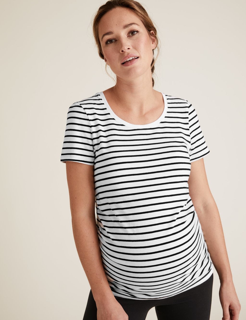 Maternity 2 Pack Cotton Fitted T-Shirts 4 of 5