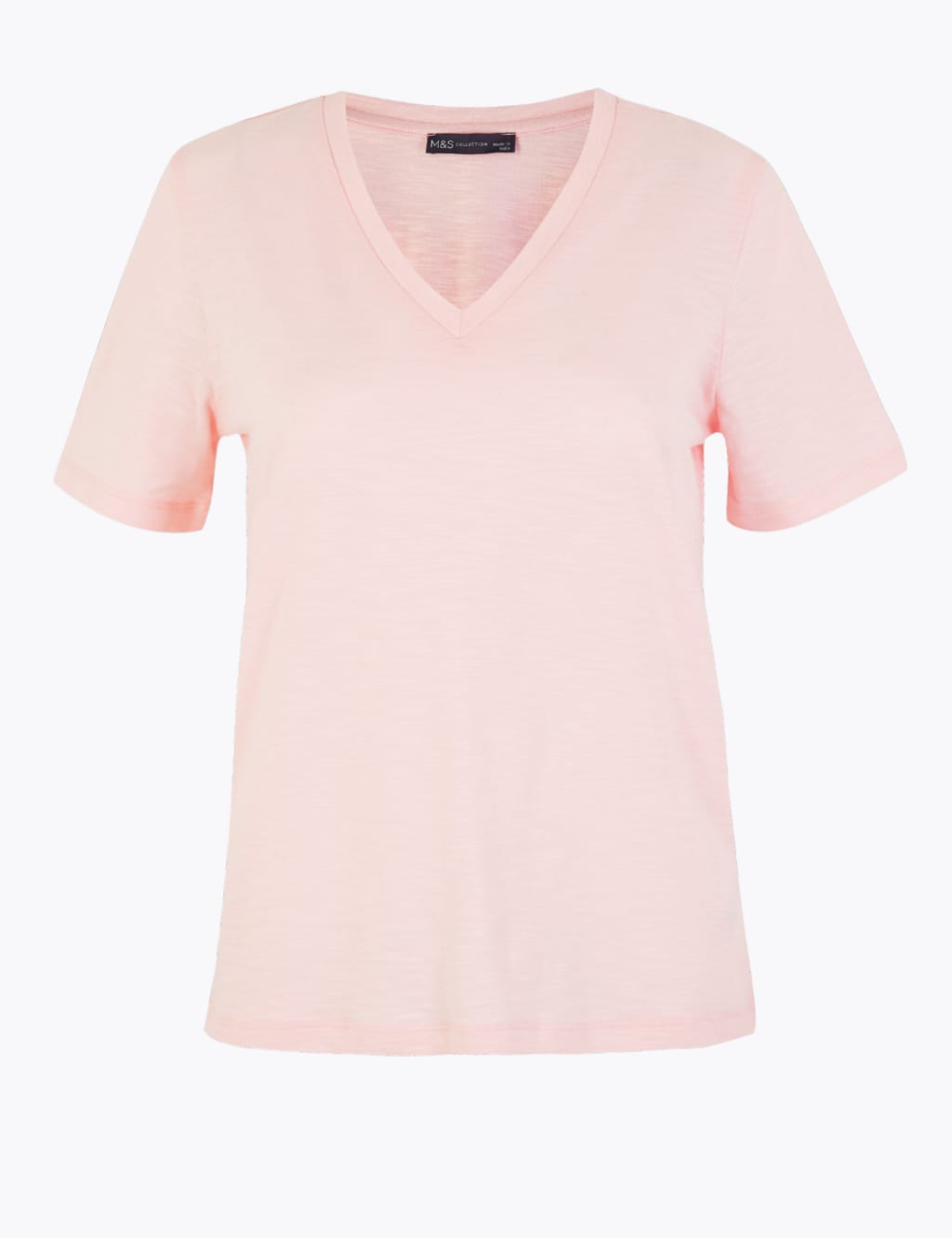 Pure Cotton V-Neck Straight Fit T-Shirt 2 of 4