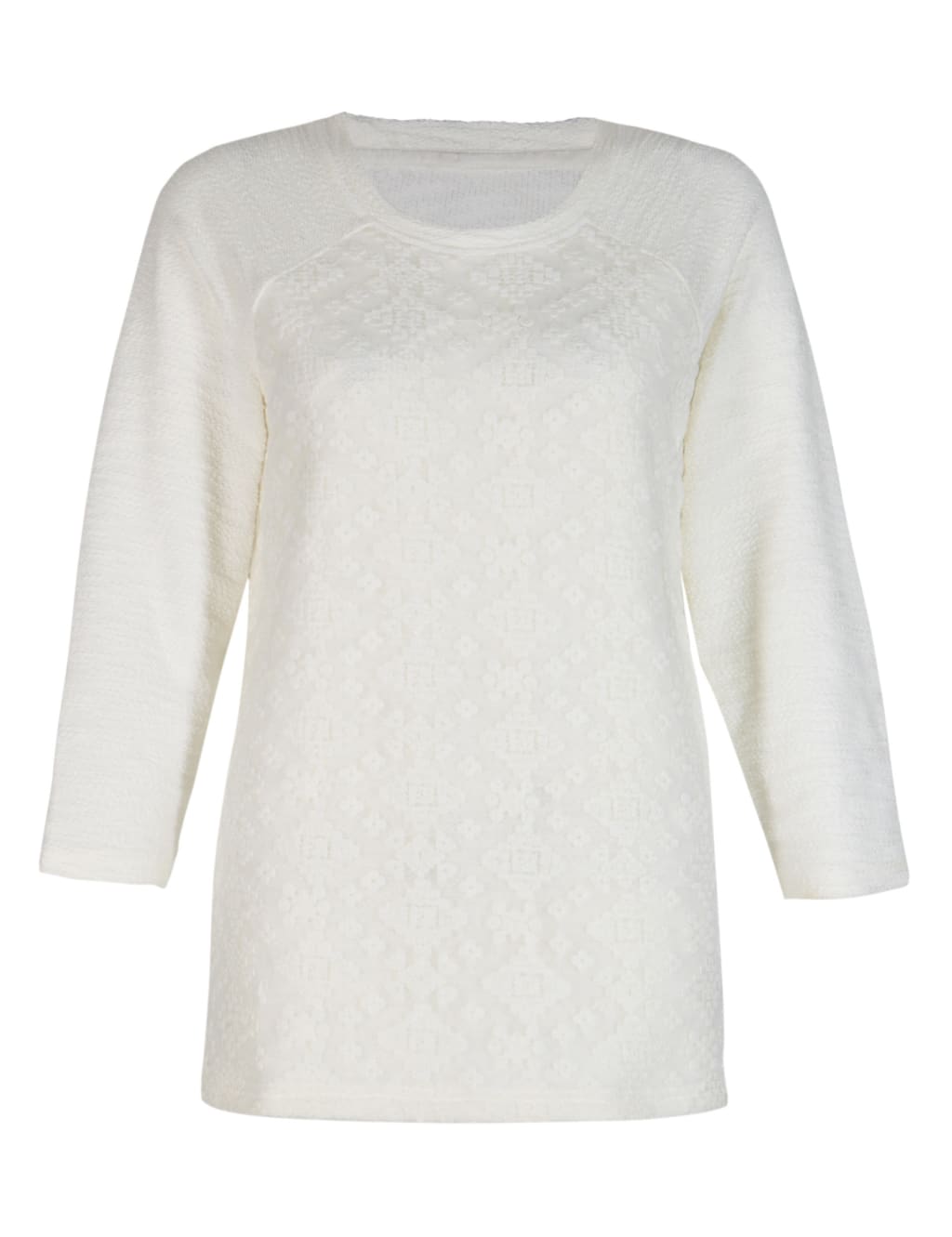 Pure Cotton Embroidered Sweat Top 3 of 5