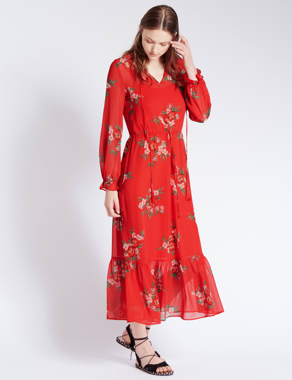 Boho Print Maxi Dress 1 of 3