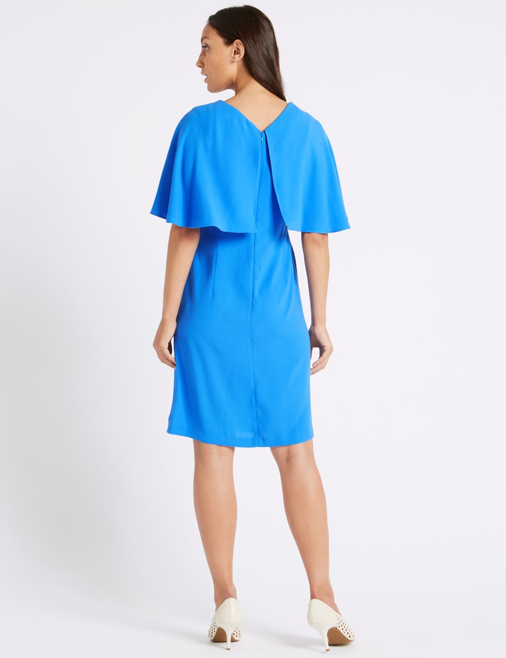 Half sleeve shift dress clearance