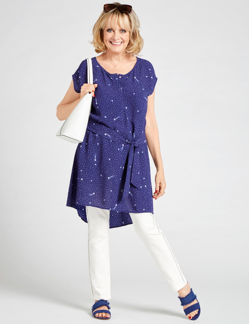 Tunic dress short sleeve on sale