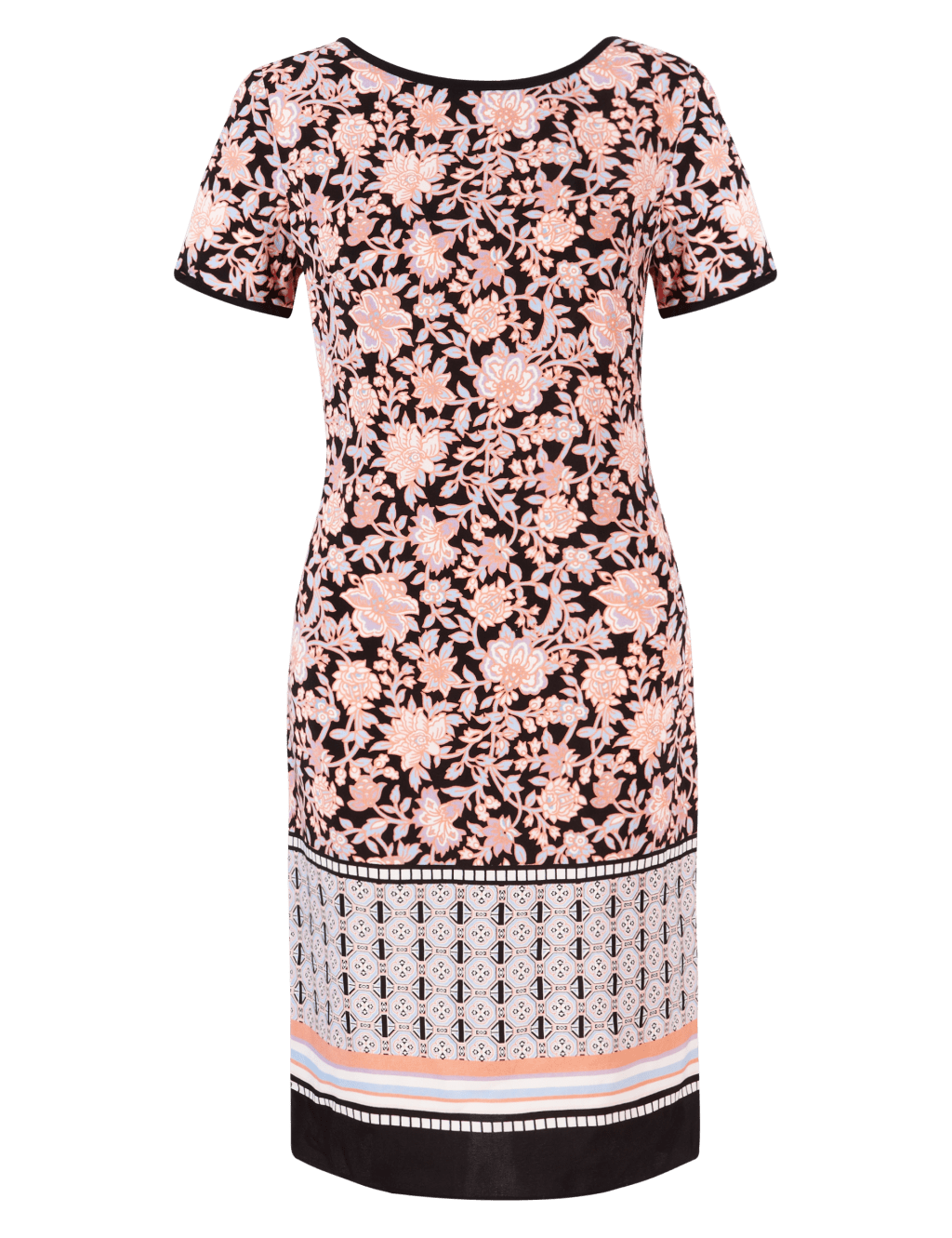 Tile Floral Tunic Dress 2 of 5