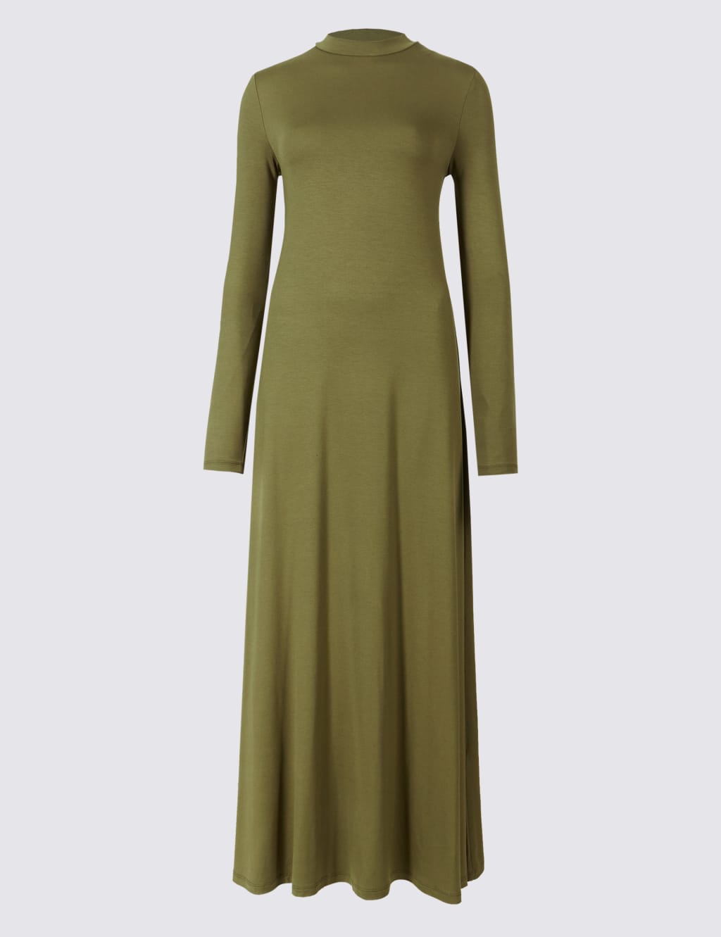 Jersey Turtle Neck Maxi Dress 2 of 4