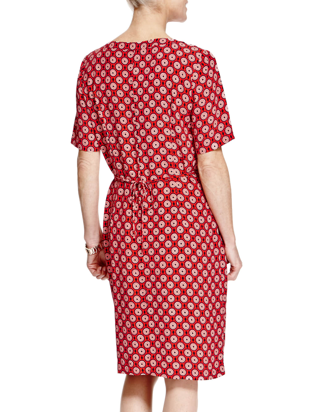 Tile Print Shift Dress 4 of 5