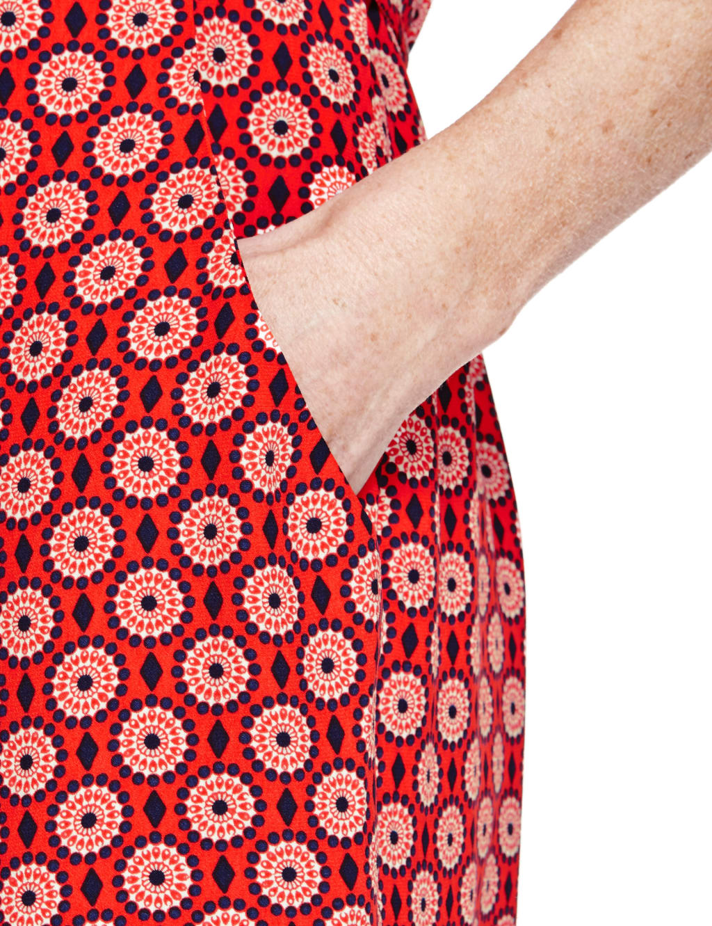 Tile Print Shift Dress 5 of 5