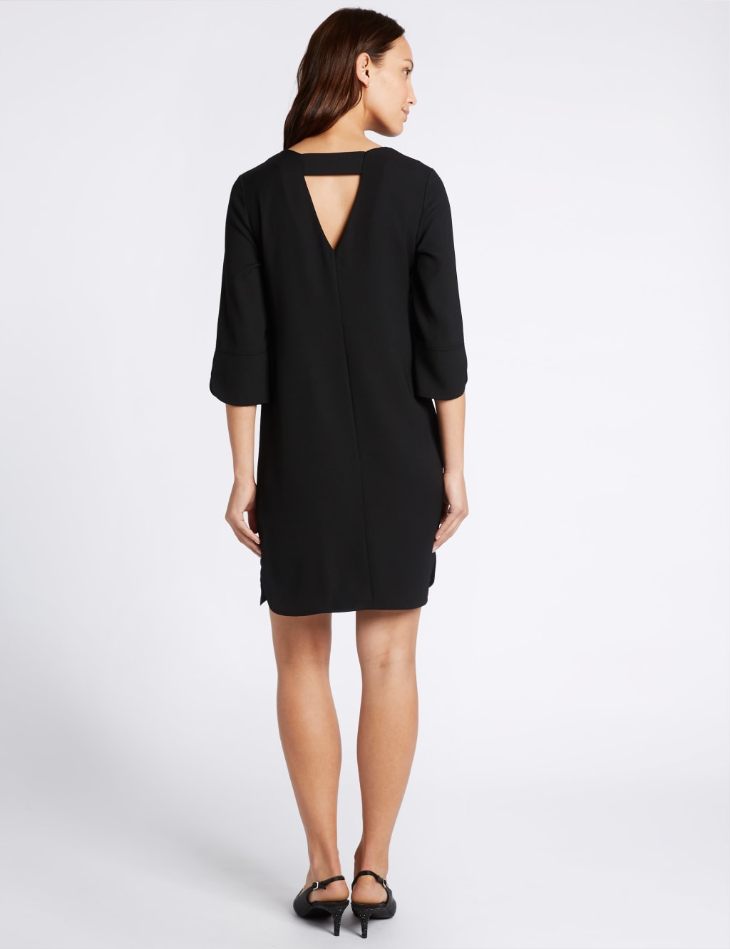 Bar Back 3/4 Sleeve Tunic Dress 5 of 6