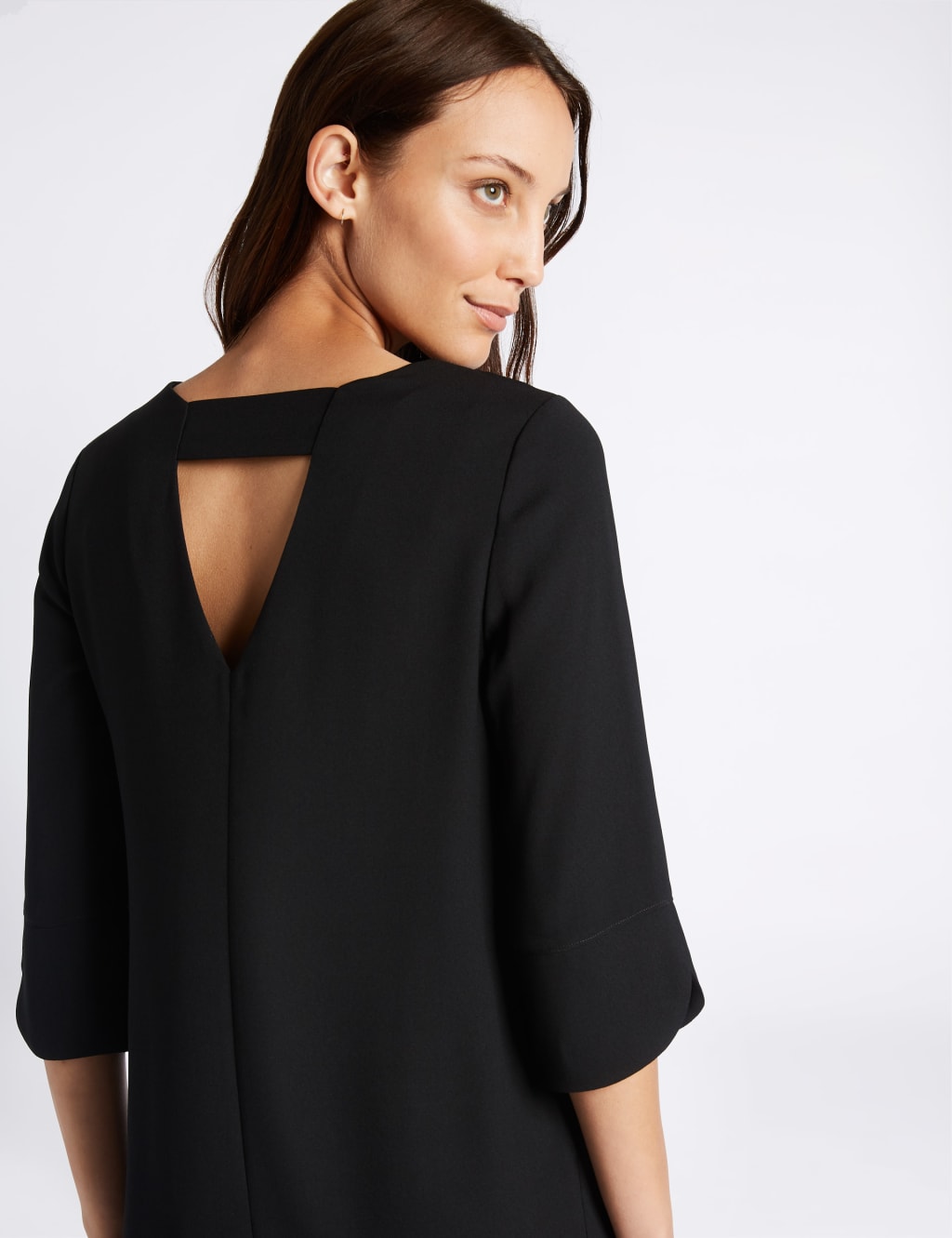 Bar Back 3/4 Sleeve Tunic Dress 6 of 6
