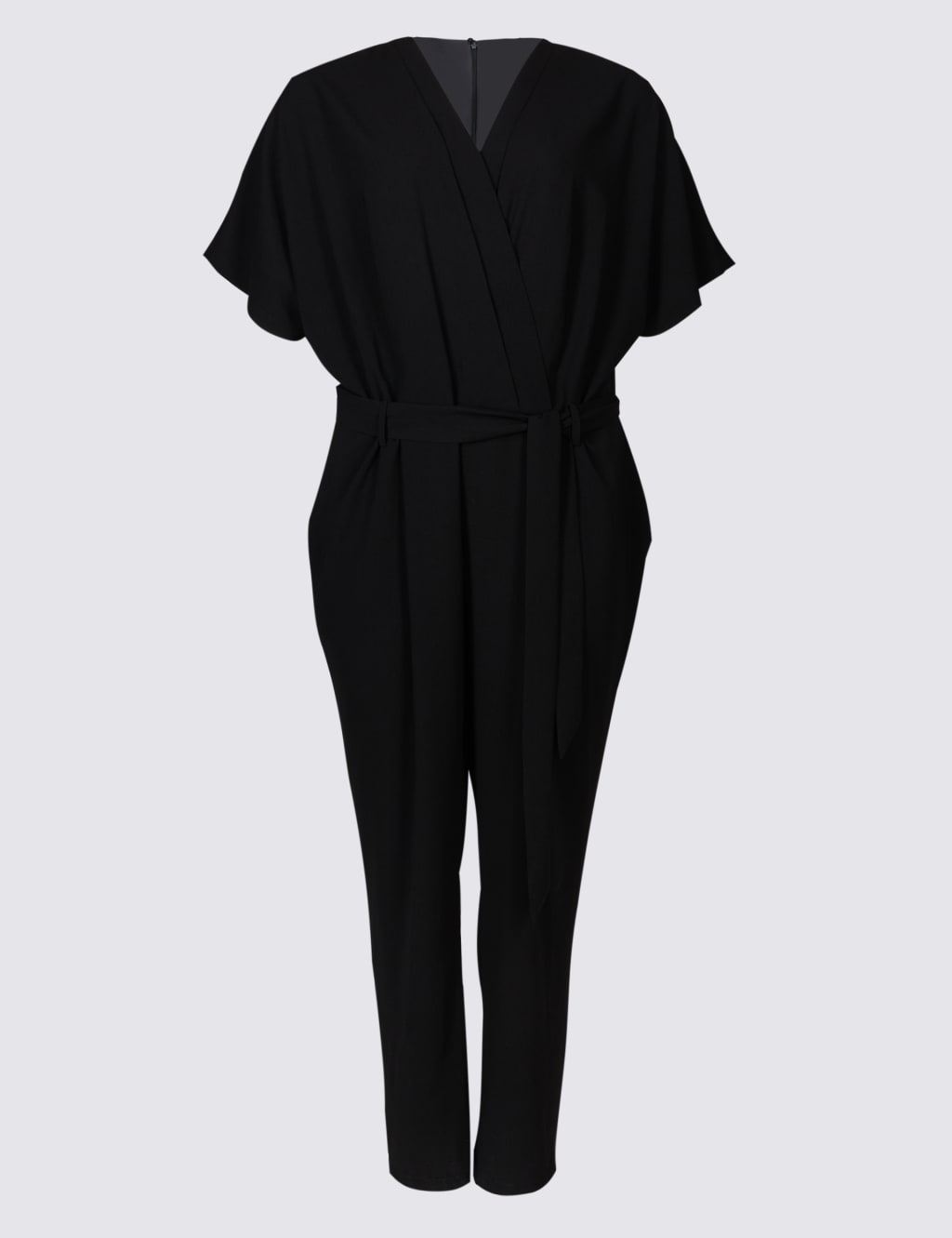 CURVE Pleated Front Wrap Jumpsuit 2 of 5