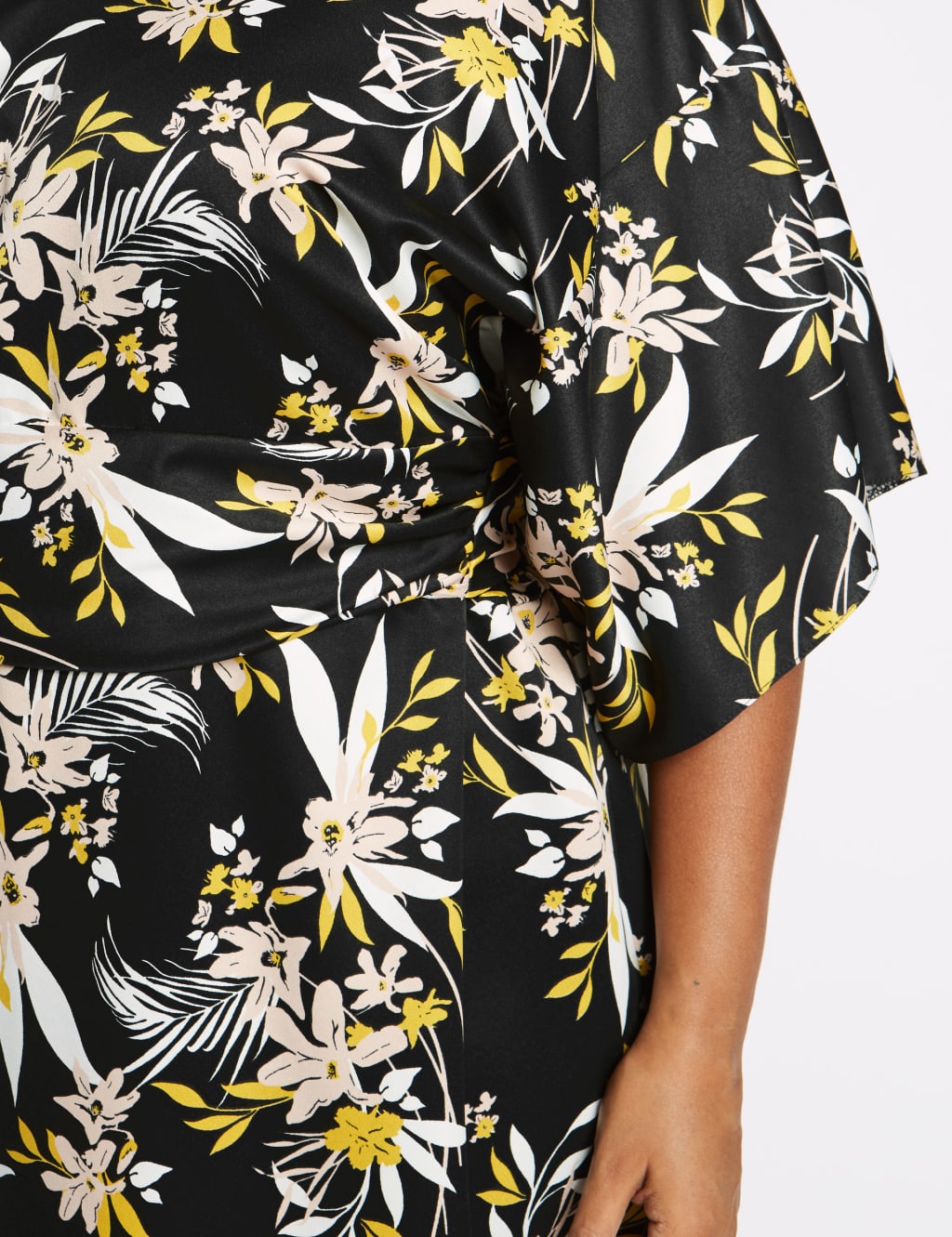 CURVE Floral Print Midi Dress 5 of 5